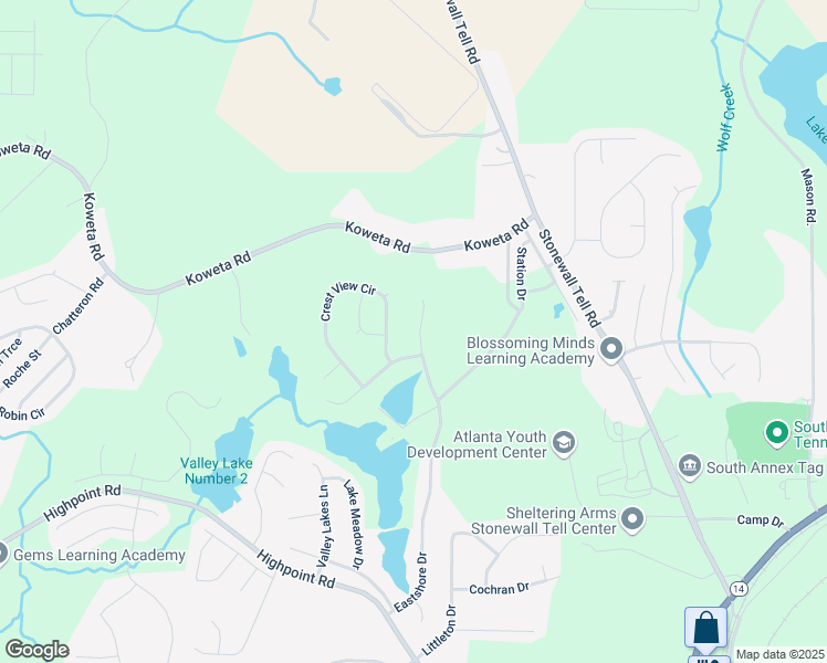 map of restaurants, bars, coffee shops, grocery stores, and more near 8285 Eastshore Drive in Union City