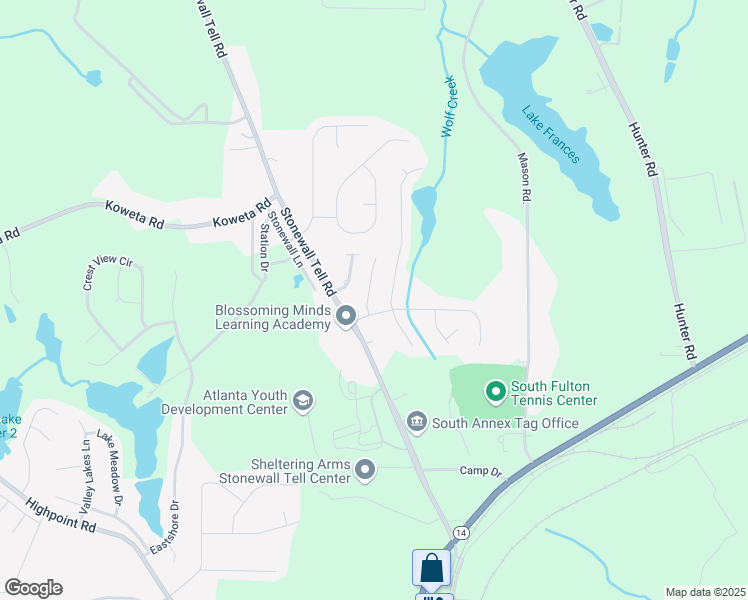 map of restaurants, bars, coffee shops, grocery stores, and more near 5488 Wexford Pass in Atlanta