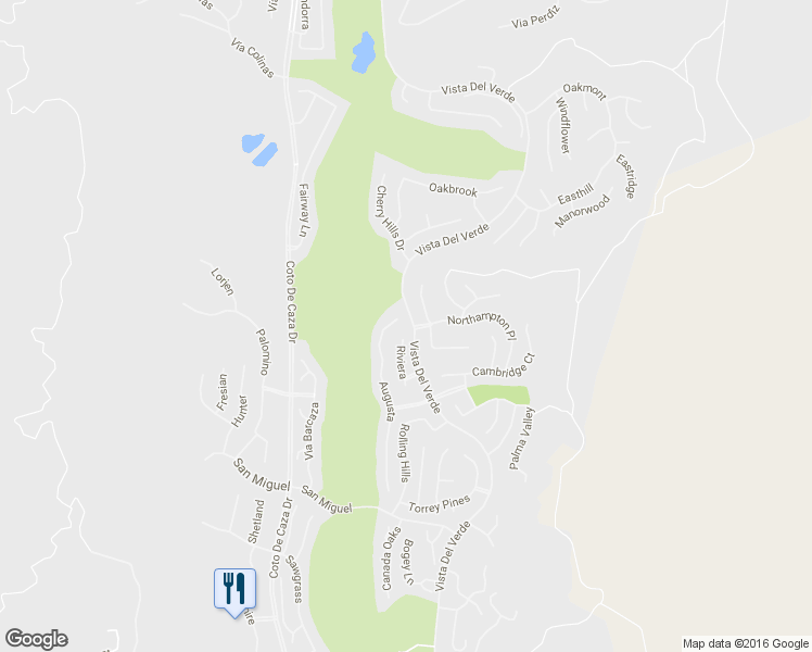 map of restaurants, bars, coffee shops, grocery stores, and more near 4 Riviera in Coto de Caza