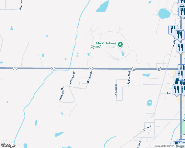 map of restaurants, bars, coffee shops, grocery stores, and more near 152 Wyman Dr Westwood 1 in West Point