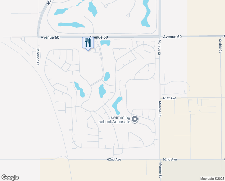 map of restaurants, bars, coffee shops, grocery stores, and more near 81725 Ulrich Drive in La Quinta