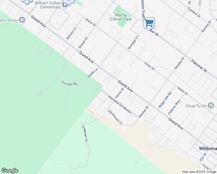 map of restaurants, bars, coffee shops, grocery stores, and more near 22500 Wildomar Truck Trail in Wildomar