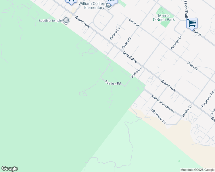 map of restaurants, bars, coffee shops, grocery stores, and more near 20463 Fox Den Road in Wildomar