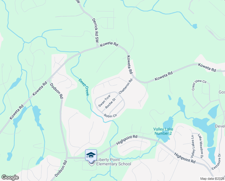 map of restaurants, bars, coffee shops, grocery stores, and more near 4099 Robin Circle in College Park