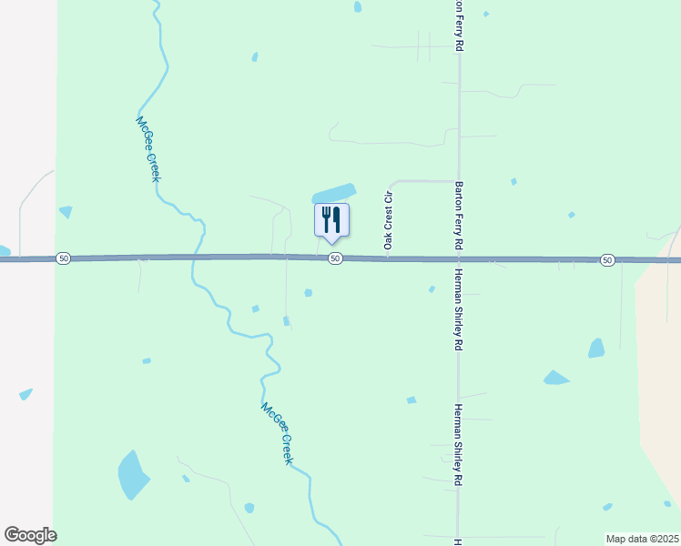map of restaurants, bars, coffee shops, grocery stores, and more near 3152 Mississippi 50 in West Point