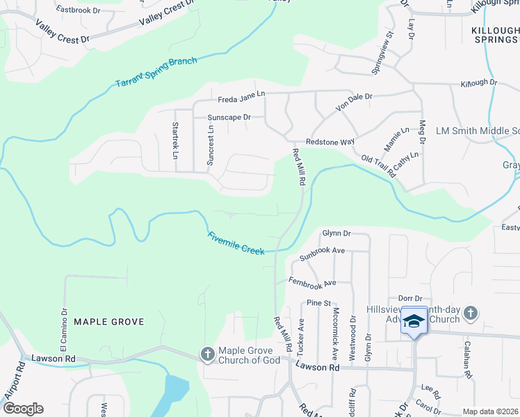 map of restaurants, bars, coffee shops, grocery stores, and more near 117 Moonglow Drive in Birmingham