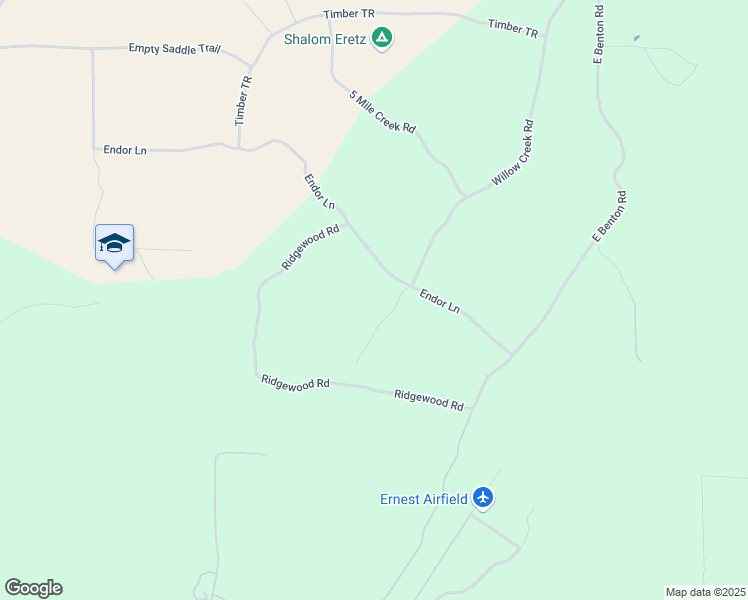 map of restaurants, bars, coffee shops, grocery stores, and more near Endor Lane in Riverside County