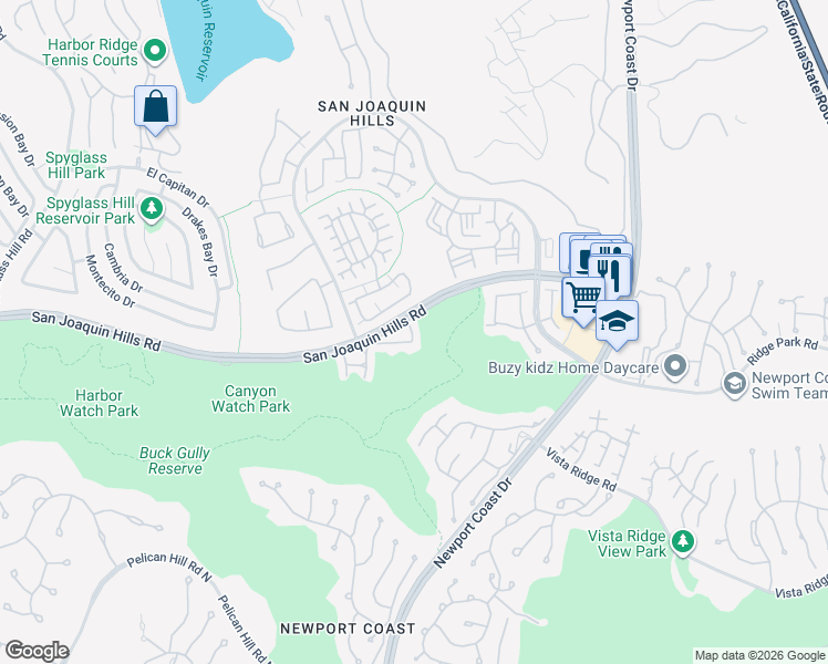 map of restaurants, bars, coffee shops, grocery stores, and more near 4 Chandon in Newport Beach