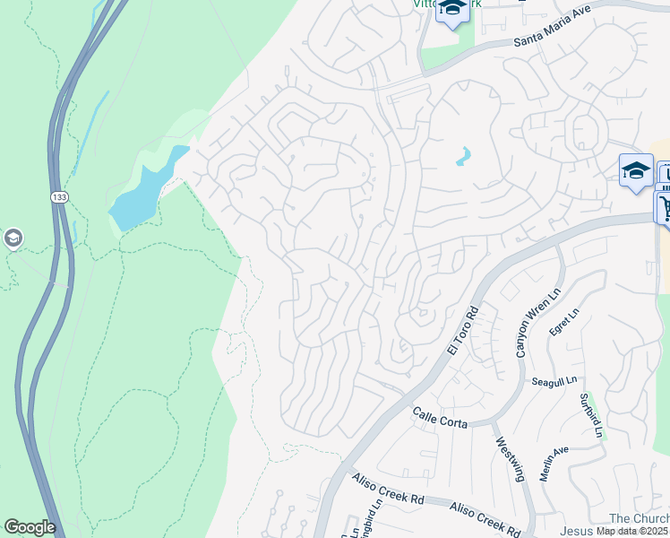 map of restaurants, bars, coffee shops, grocery stores, and more near 3499 Bahia Blanca West in Laguna Woods