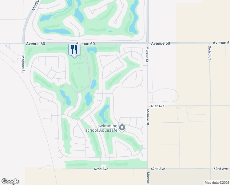 map of restaurants, bars, coffee shops, grocery stores, and more near 81701 Sun Cactus Lane in La Quinta