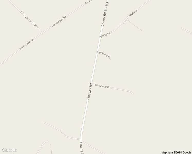 map of restaurants, bars, coffee shops, grocery stores, and more near 12708 Choppee Road in Hemingway