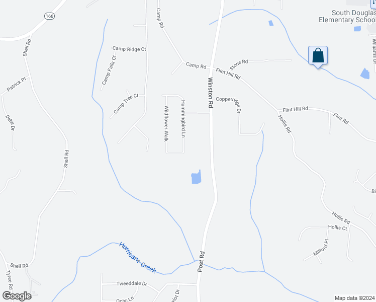 map of restaurants, bars, coffee shops, grocery stores, and more near 7268 Hummingbird Lane in Winston