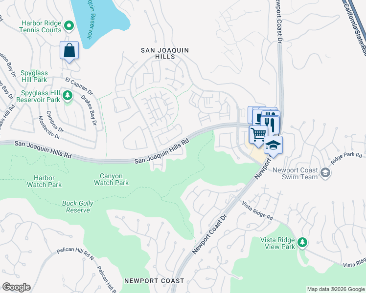 map of restaurants, bars, coffee shops, grocery stores, and more near 4 Chandon in Newport Beach