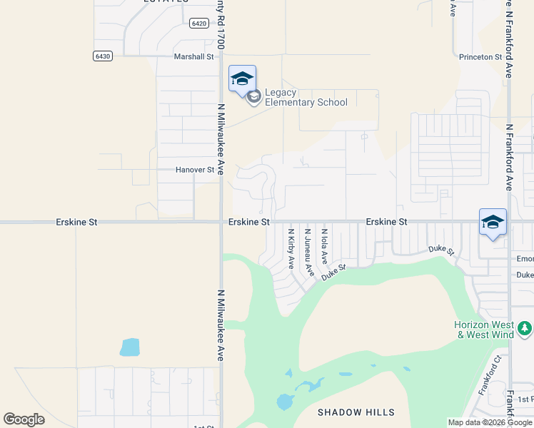 map of restaurants, bars, coffee shops, grocery stores, and more near Windsor Court in Lubbock