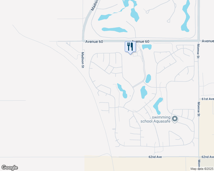 map of restaurants, bars, coffee shops, grocery stores, and more near 81244 Victoria Lane in La Quinta