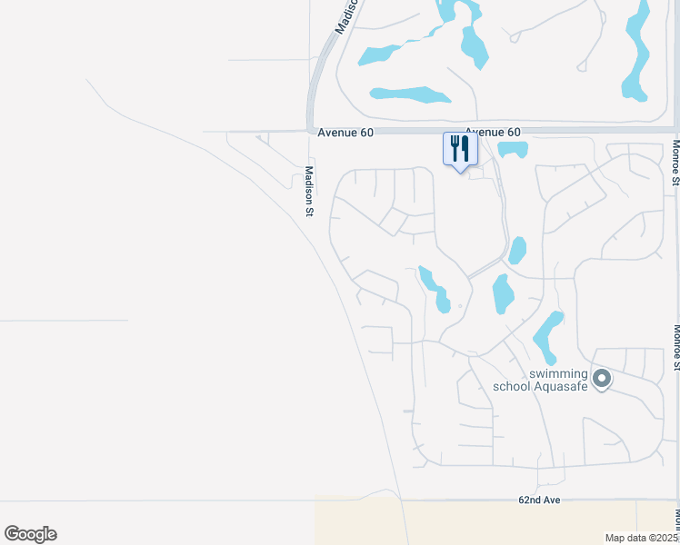 map of restaurants, bars, coffee shops, grocery stores, and more near 60755 Living Stone Drive in La Quinta