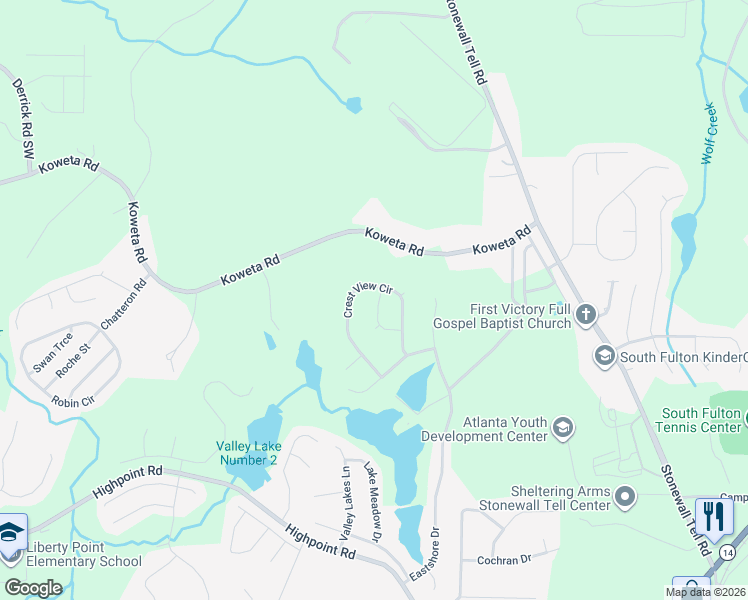 map of restaurants, bars, coffee shops, grocery stores, and more near 9023 Mountainview Lane in Union City