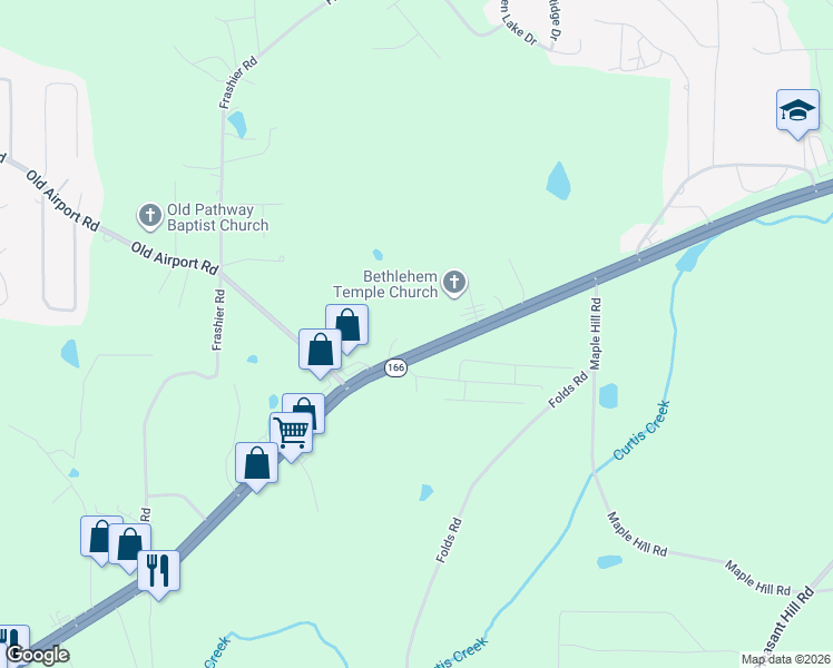 map of restaurants, bars, coffee shops, grocery stores, and more near 1680 Bankhead Highway in Carrollton
