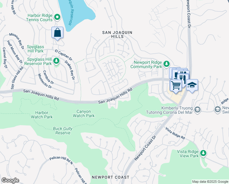 map of restaurants, bars, coffee shops, grocery stores, and more near 31 Dauphine in Newport Beach