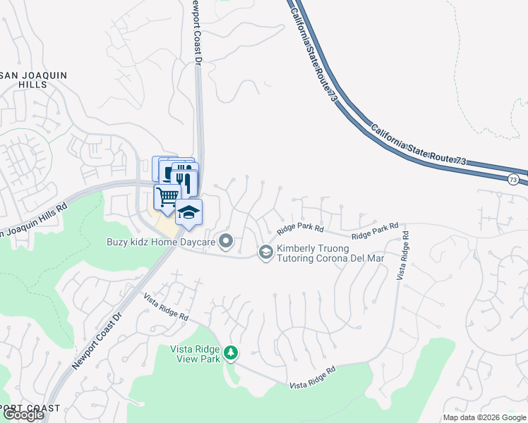 map of restaurants, bars, coffee shops, grocery stores, and more near 21 Portica in Newport Beach