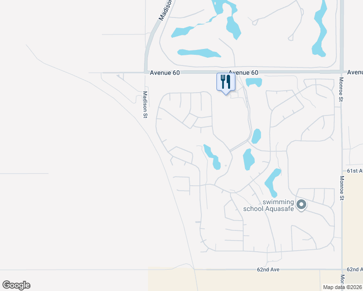 map of restaurants, bars, coffee shops, grocery stores, and more near 81244 Victoria Lane in La Quinta