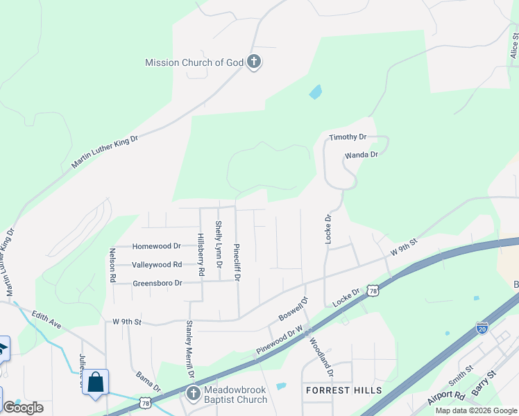 map of restaurants, bars, coffee shops, grocery stores, and more near 806 Brock Mountain Lane in Oxford