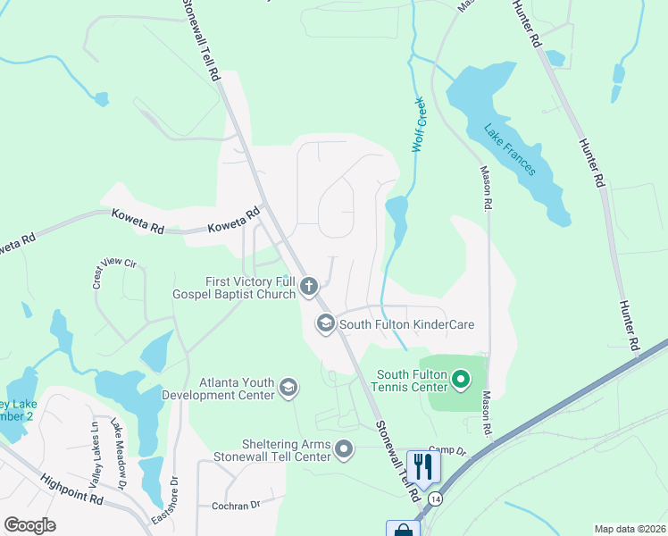 map of restaurants, bars, coffee shops, grocery stores, and more near 4836 Station Lane in Union City