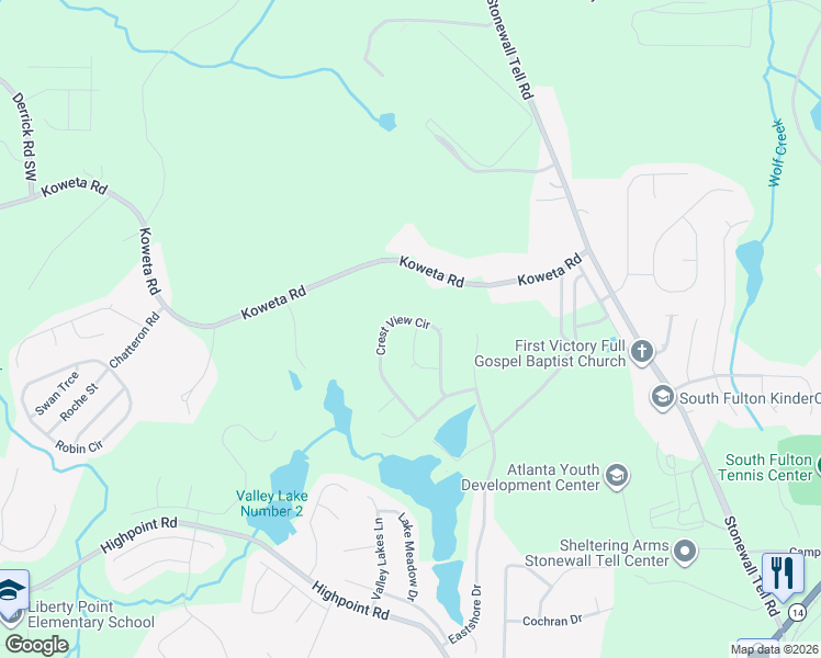 map of restaurants, bars, coffee shops, grocery stores, and more near 9025 Mountainview Lane in Union City