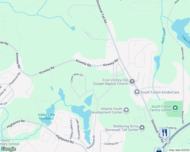 map of restaurants, bars, coffee shops, grocery stores, and more near 8298 Eastshore Drive in Union City