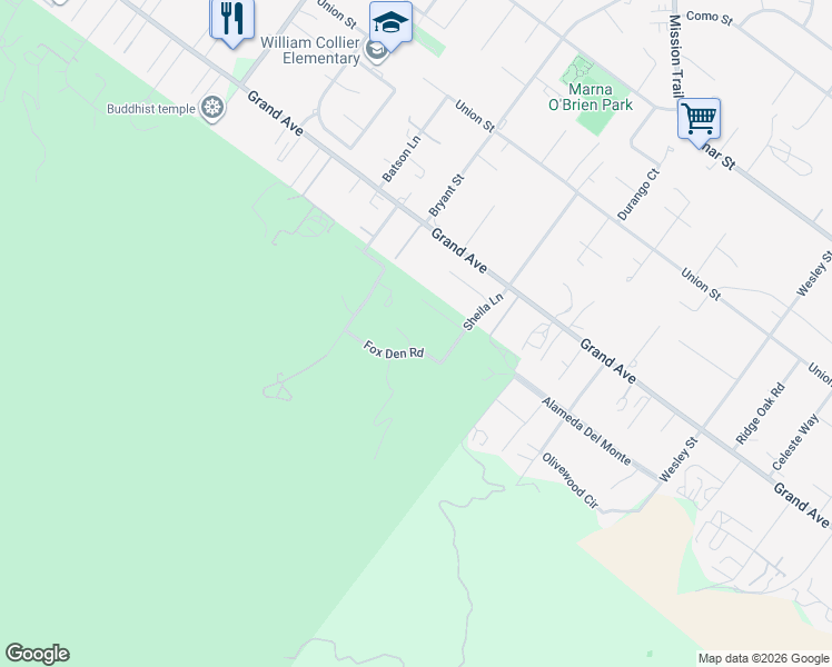 map of restaurants, bars, coffee shops, grocery stores, and more near 20536 Black Walnut Court in Wildomar