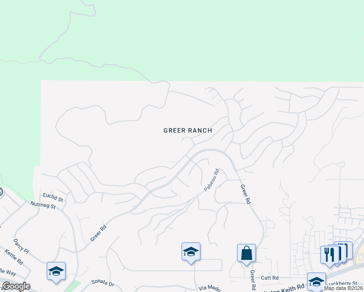 map of restaurants, bars, coffee shops, grocery stores, and more near 26732 Golden Cup Court in Murrieta