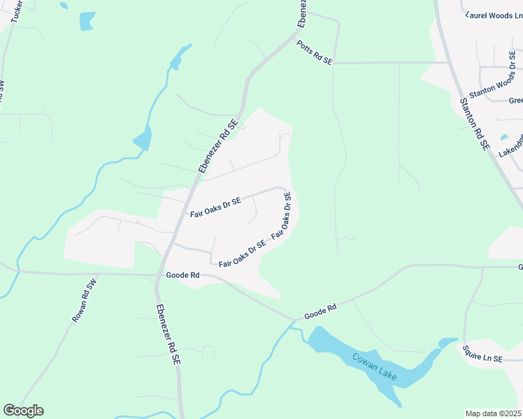 map of restaurants, bars, coffee shops, grocery stores, and more near 3102 South Oak Court Southeast in Conyers