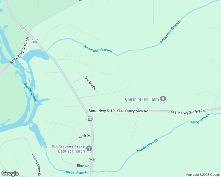 map of restaurants, bars, coffee shops, grocery stores, and more near 116 Smoke Ridge Drive in North Augusta