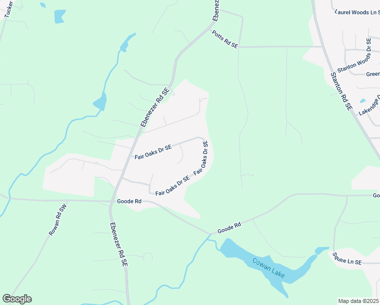 map of restaurants, bars, coffee shops, grocery stores, and more near 3102 South Oak Court Southeast in Conyers
