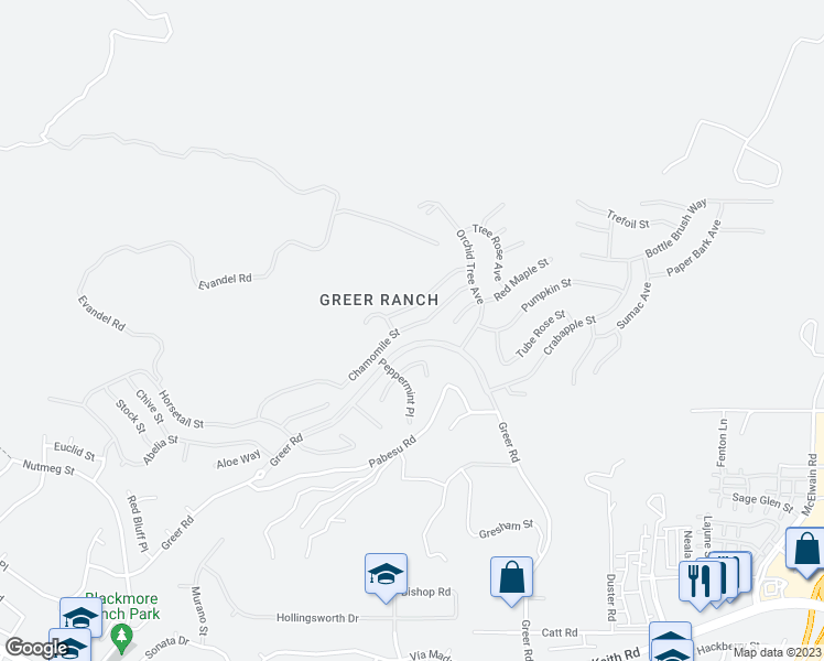 map of restaurants, bars, coffee shops, grocery stores, and more near 26775 Chamomile Street in Murrieta