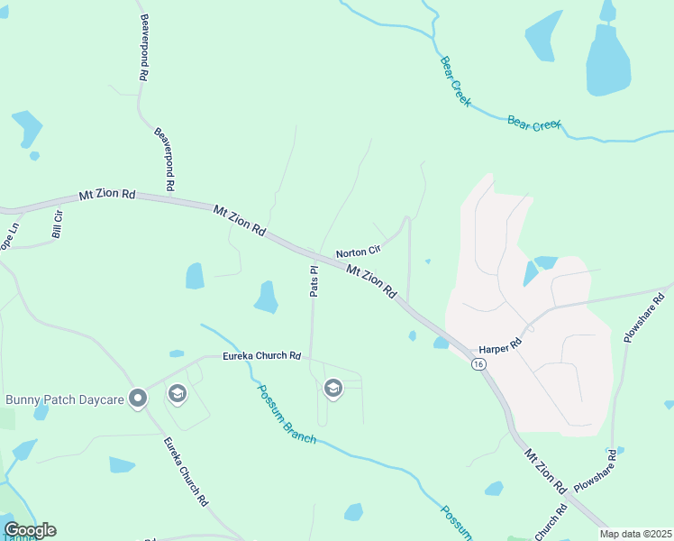 map of restaurants, bars, coffee shops, grocery stores, and more near 2750 Mount Zion Road in Carrollton
