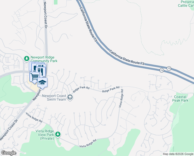 map of restaurants, bars, coffee shops, grocery stores, and more near 3 Pavona in Newport Beach