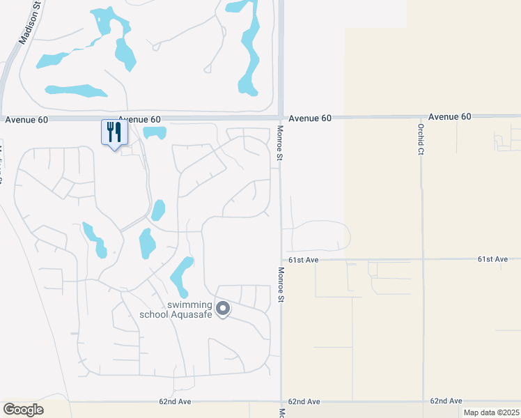 map of restaurants, bars, coffee shops, grocery stores, and more near 81934 Sun Cactus Lane in La Quinta