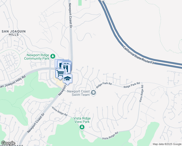 map of restaurants, bars, coffee shops, grocery stores, and more near 15 Renata in Newport Beach