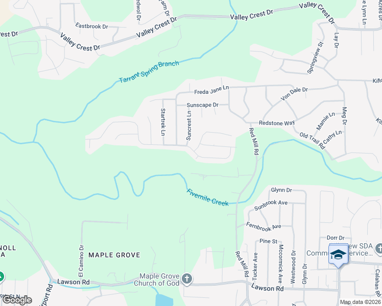 map of restaurants, bars, coffee shops, grocery stores, and more near 93 Moonglow Drive in Birmingham