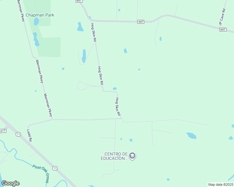 map of restaurants, bars, coffee shops, grocery stores, and more near Hog Skin Road in Sherman