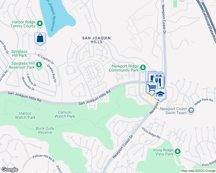 map of restaurants, bars, coffee shops, grocery stores, and more near 2 Chandon in Newport Beach