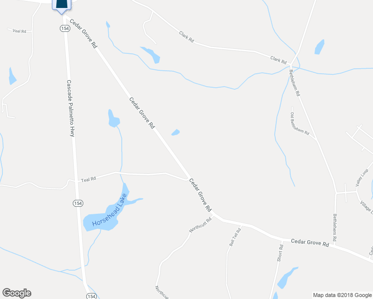 map of restaurants, bars, coffee shops, grocery stores, and more near 8375 Cedar Grove Road in Fairburn