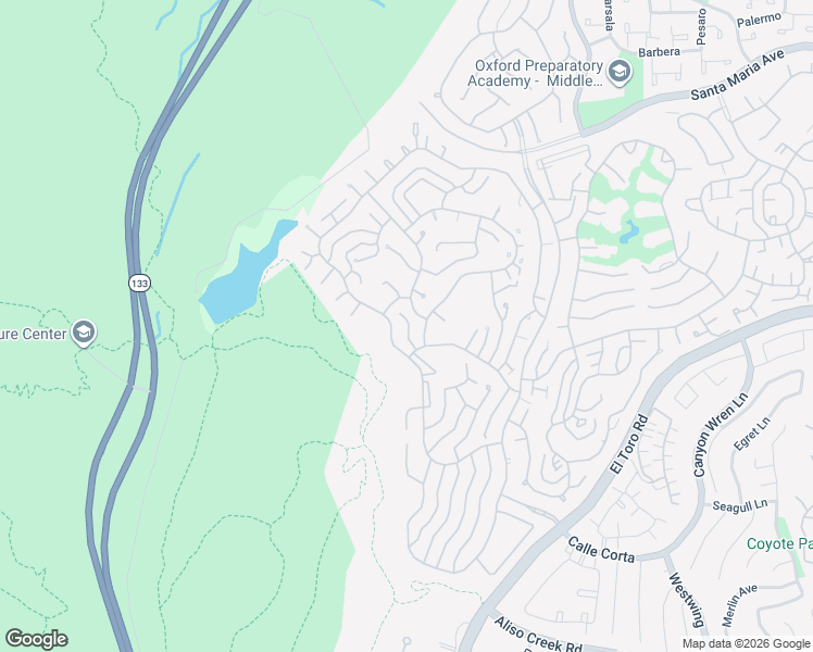 map of restaurants, bars, coffee shops, grocery stores, and more near 3496 Monte Hermoso in Laguna Woods