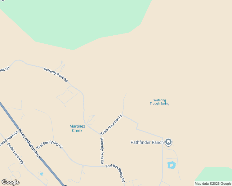 map of restaurants, bars, coffee shops, grocery stores, and more near 60766 Table Mountain Road in Mountain Center