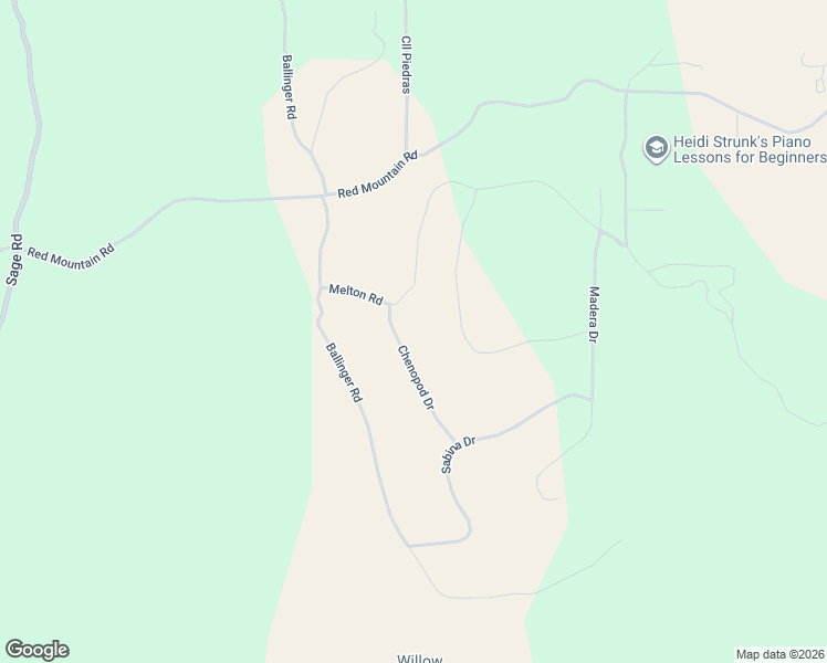 map of restaurants, bars, coffee shops, grocery stores, and more near 42160 Chenopod Drive in Hemet