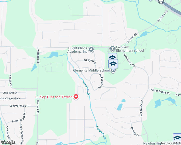 map of restaurants, bars, coffee shops, grocery stores, and more near 85 Camerons Court in Covington