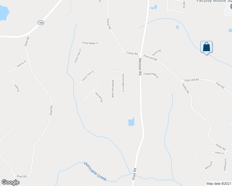 map of restaurants, bars, coffee shops, grocery stores, and more near 7204 Wildflower Walk in Winston