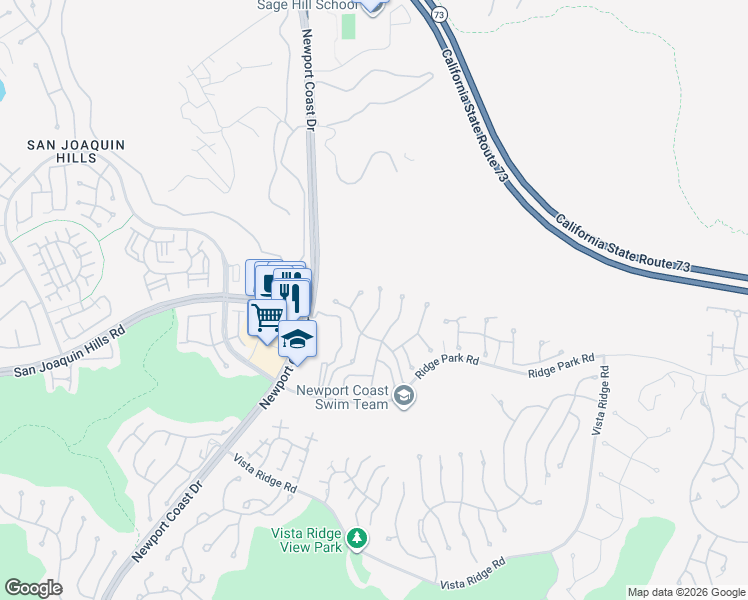 map of restaurants, bars, coffee shops, grocery stores, and more near 9 Marisol in Newport Beach