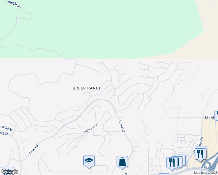 map of restaurants, bars, coffee shops, grocery stores, and more near 26863 Chamomile Street in Murrieta